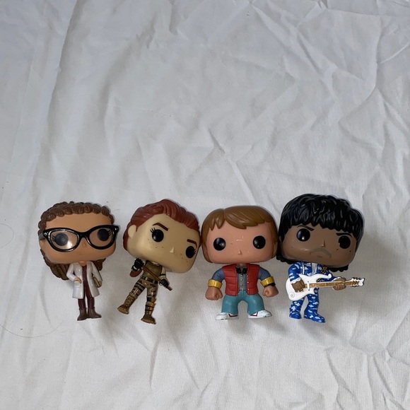 Funko Collectible Figures with Black, Brown, Red, and Blue Accents - Picture 4 of 16